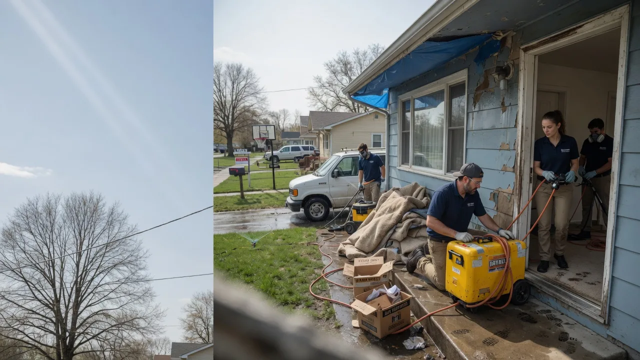 Basement Flood Cleanup in Tiltonsville, OH near me